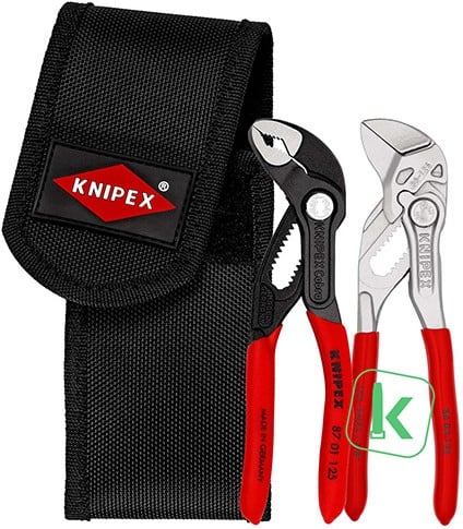 KNIPEX (00 20 72 V04) Tangenset XS Sleuteltang  en waterpomptang 100 mm