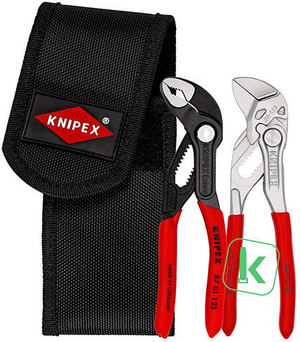 KNIPEX Tangenset XS Sleuteltang en waterpomptang 100 mm