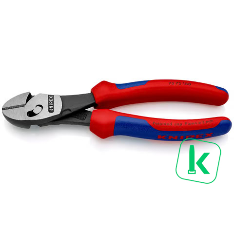 KNIPEX Kracht Zijsnijtang / Kniptang Twinforce 180 mm