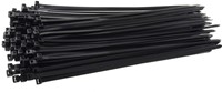 Tyraps, kabelbinders 200 x 7,6 mm Zwart UV bestendig (Zak 100 stuks)-2
