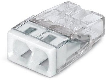 WAGO (2273-202) Lasklem 2-voudig Max. 2,5mm2, Transparant (Doos 100 stuks)-2