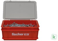Fischer (523729) Nagelplug N 8 x 60/20 S met verzonken kop in krat (Kist 200 stuks)