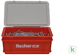 Fischer (523729) Nagelplug N 8 x 60/20 S met verzonken kop in krat (Kist 200 stuks)
