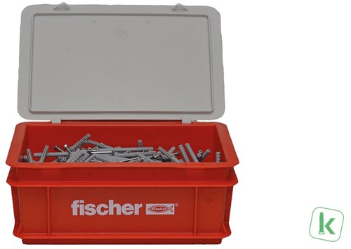 Fischer (523729) Nagelplug N 8 x 60/20 S met verzonken kop in krat (Kist 200 stuks)