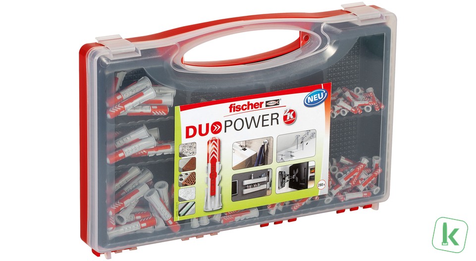 Fischer (535973) Red-Box DuoPower pluggen (Set 280 stuks)