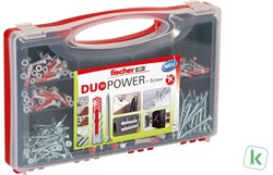 Fischer (536091) Red-Box DuoPower pluggen met schroef (Set 280 stuks)