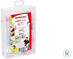 Fischer (548861) Profi-Box DuoLine pluggen met schroeven (Set 91 stuks)