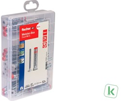 Fischer (573644) Meister-Box met hollewandplug DuoHM en TX bolkopschroeven (Set 52 stuks)