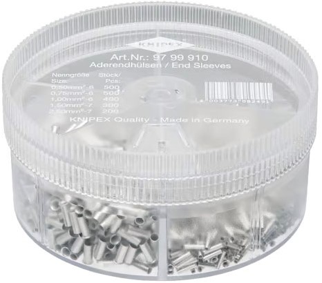Knipex MultiCrimp 97 33 02 Krimptang Ongeïsoleerde, open connectoren, Geïsoleerde kabelschoenen, Geïsoleerde connectoren kopen ? Electronic