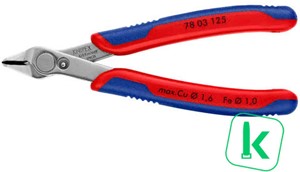 KNIPEX Mini Zijsnijtang Super Knips 125 mm | Kabelbinders.nl