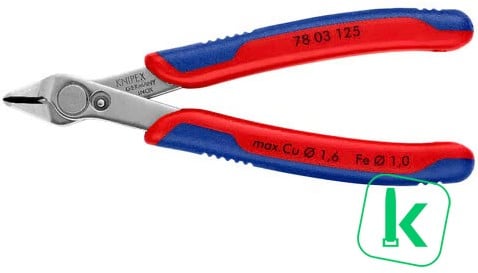 KNIPEX (78 03 140) Mini Zijsnijtang Super Knips  54 HRC -  140 mm 