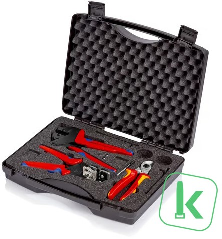 KNIPEX (97 91 01) Gereedschapkoffer met Solar / Fotovoltaïek  gereedschap 3- Delig (Set 3-Delig)