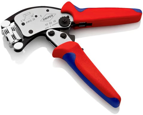 KNIPEX (97 53 18SB) Twistor® 16 Zelfinstellende Krimptang Voor Adereindhulzen 0,14 - 16 mm2 -3