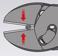 Kracht-Zijsnijtang Twinforce 180 mm