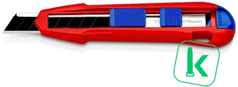 KNIPEX (90 10 165BK) Universeel Mes  CutiX Met Instelbare Stabilisatierail 165 mm