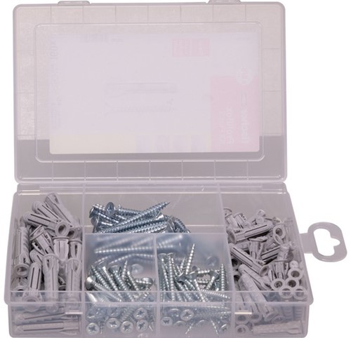 Fischer (567897) ProfiBox - plug SX Plus 6 en 8 S met schroeven (Set 160 stuks)-2