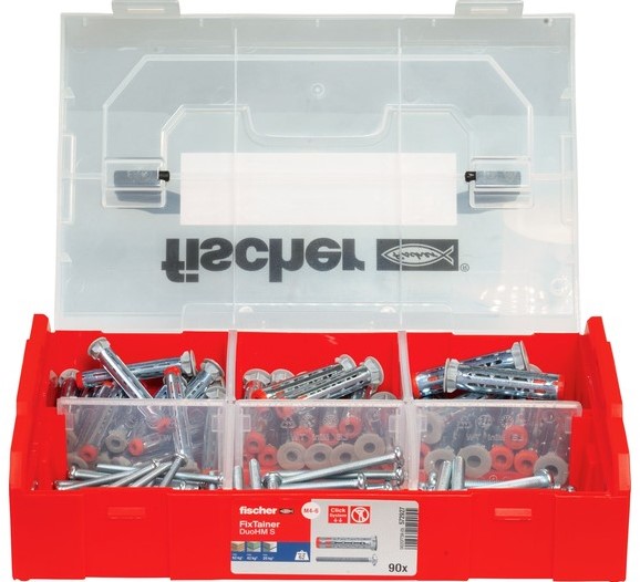 Fischer 572927 FixTainer DuoHM TX Tasselli per vuoti e cavità 55 mm 90 pz