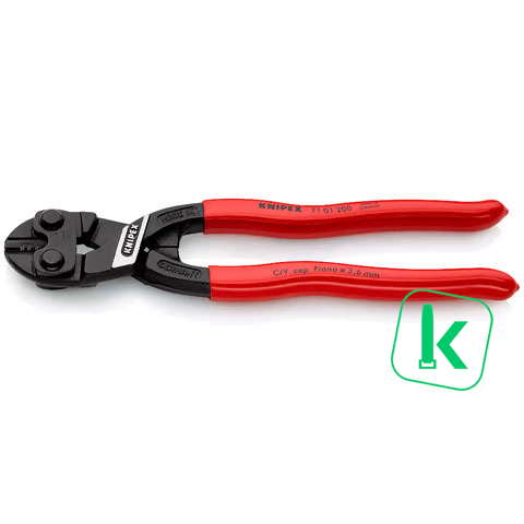 KNIPEX CoBolt Boutensnijtang / Kniptang Gebogen 200mm