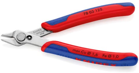KNIPEX (78 03 125) Mini Zijsnijtang Super Knips  54 HRC -  125 mm -3