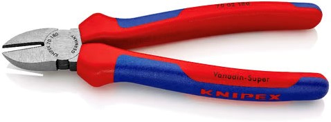 KNIPEX (70 02 180) Zijsnijtang / Kniptang Comfort Gepolijst 180mm -3