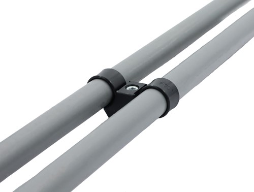 Tyraps, kabelbinders Met Schroefgat en Dubbele Sluitkop / Double Loop Cable Ties With Mounting Hole 340 x 13 mm Zwart UV-Bestendig (Zak 50 stuks)-3