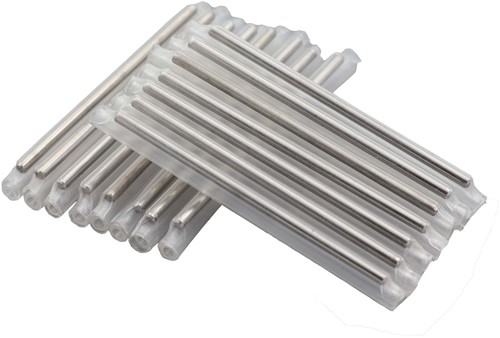 Krimpbare glasvezel lasbeschermer met lijm 60 x 2,5 mm transparant (Zak 100 stuks)-3