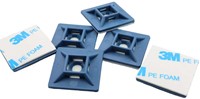 3M Plakzadels/schroefzadels, Metaal Detecteerbaar (HACCP) 20 x 20 mm blauw (Zak 100 stuks)-2