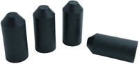 Krimpkous Eindkap Einddop met Lijm 40-18 mm Zwart UV bestendig -2