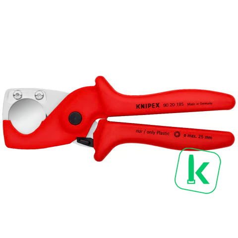 KNIPEX PlastiCut Buiskniptang / Buisschaar / Pijpsnijder Voor Slang en Buizen tot 25 mm