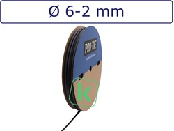 Krimpkous - Diameter: 4.0 naar 1.0 mm Verhouding: 4 / 1 Kleur: Zwart