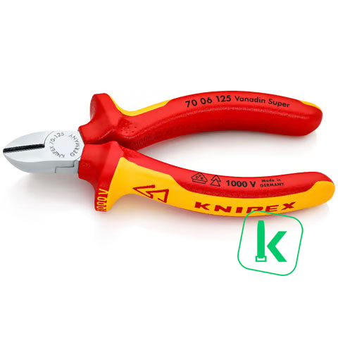 KNIPEX Zijsnijtang / Kniptang Comfort Verchroomd 125 mm VDE