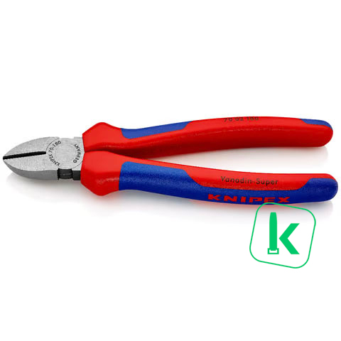 KNIPEX Zijsnijtang / Kniptang Comfort Gepolijst 180mm