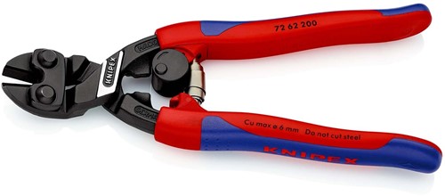 KNIPEX (72 62 200) Precisie Zijsnijtang / Kniptang met Veer en Comfortgreep 200 mm -2