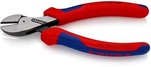KNIPEX (73 02 160) Kracht Zijsnijtang / Kniptang Comfort Gepolijst 160 mm -3