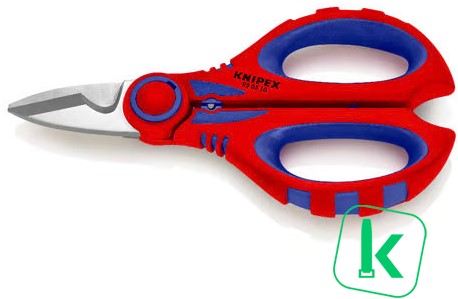 KNIPEX (95 05 10SB) Kabelschaar Voor Elektriciens Met Crimp Optie - 160mm 