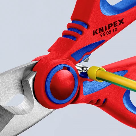 Schaar voor elektriciens + crimp optie