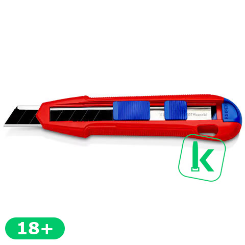 KNIPEX Universeel Mes CutiX Met Instelbare Stabilisatierail 165 mm