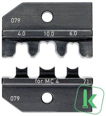 KNIPEX (97 49 71)  Krimpprofiel voor Solar Connectors MC-4, 4-10mm2 | Kabelbinders.nl Set