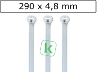 Thomas & Betts - TY253M – Ty-Rap® 290 x 4,8 mm Wit Naturel (Zak 1.000 stuks)
