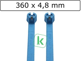 THOMAS&amp;BETTS TY27MX TY-RAP 13.4 IN BLACK NYLON 6.6 STEEL GRIP CABLE TIE B488940