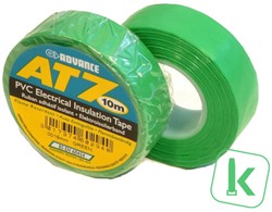 Advance AT7 PVC tape - 15 mm breed Groen (Rol 10 meter)