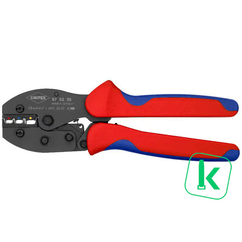 KNIPEX Krimptang / Kabelschoentang Voor Geïsoleerde Kabelschoenen van 0,5 - 6,0 mm2