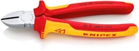 KNIPEX (70 06 180) Zijsnijtang / Kniptang Comfort Verchroomd 180 mm VDE -2