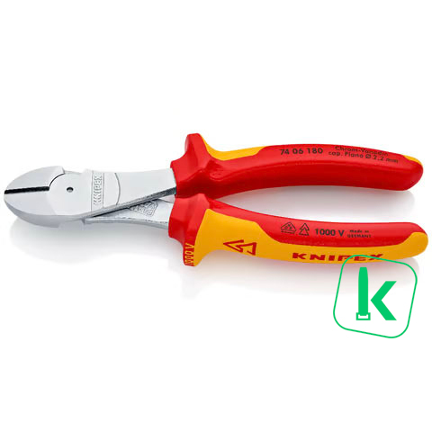 KNIPEX Kracht Zijsnijtang comfort 180 mm VDE