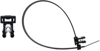 Tyraps, kabelbinders speciaal UV++ bestendig 280 x 4,8 mm zwart, met Edge Clip (B-Type), paneel klemvoet voor paneel 1 t/m 3mm Zwart (Zak 100 stuks)-2