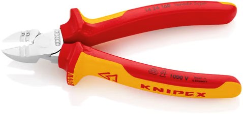 KNIPEX (14 26 160) Combi Afstrip en zijsnijtang 160mm VDE-3