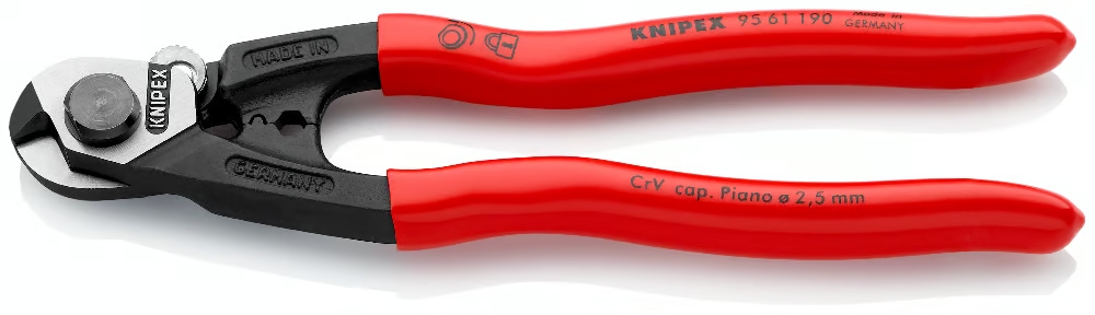 KNIPEX Staaldraadschaar / Kabelschaar 190 mm