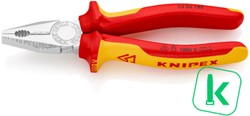 KNIPEX (03 06 180) Combinatietang Verchroomd / Comfort VDE 180 mm 