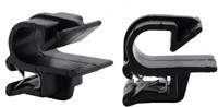 Edge Kabel Clip UV+ Voor (Zonne) Paneel 0,5 t/m 2.0 mm Zwart Hitte & UV bestendig (zak 100 stuks)-2