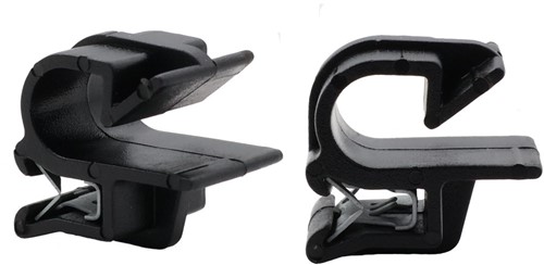 Edge Kabel Clip UV+ Voor (Zonne) Paneel 0,5 t/m 2.0 mm Zwart Hitte & UV bestendig (zak 100 stuks)-2
